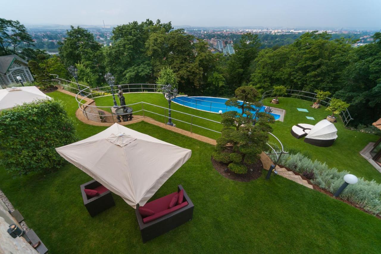 Villa Via Lapis - Panoramablick Ueber Dresden - Garten - Pool - Sauna - Luxus Εξωτερικό φωτογραφία