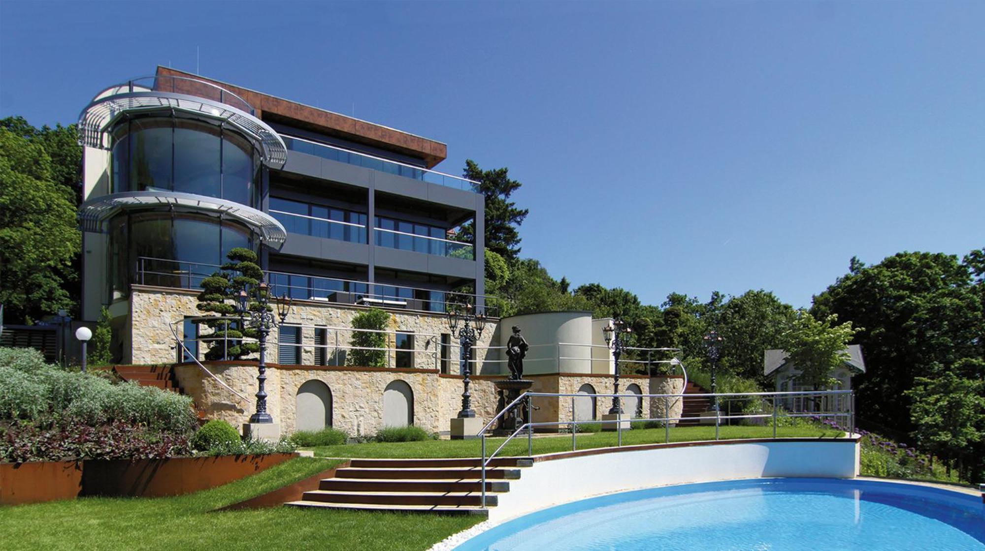 Villa Via Lapis - Panoramablick Ueber Dresden - Garten - Pool - Sauna - Luxus Εξωτερικό φωτογραφία