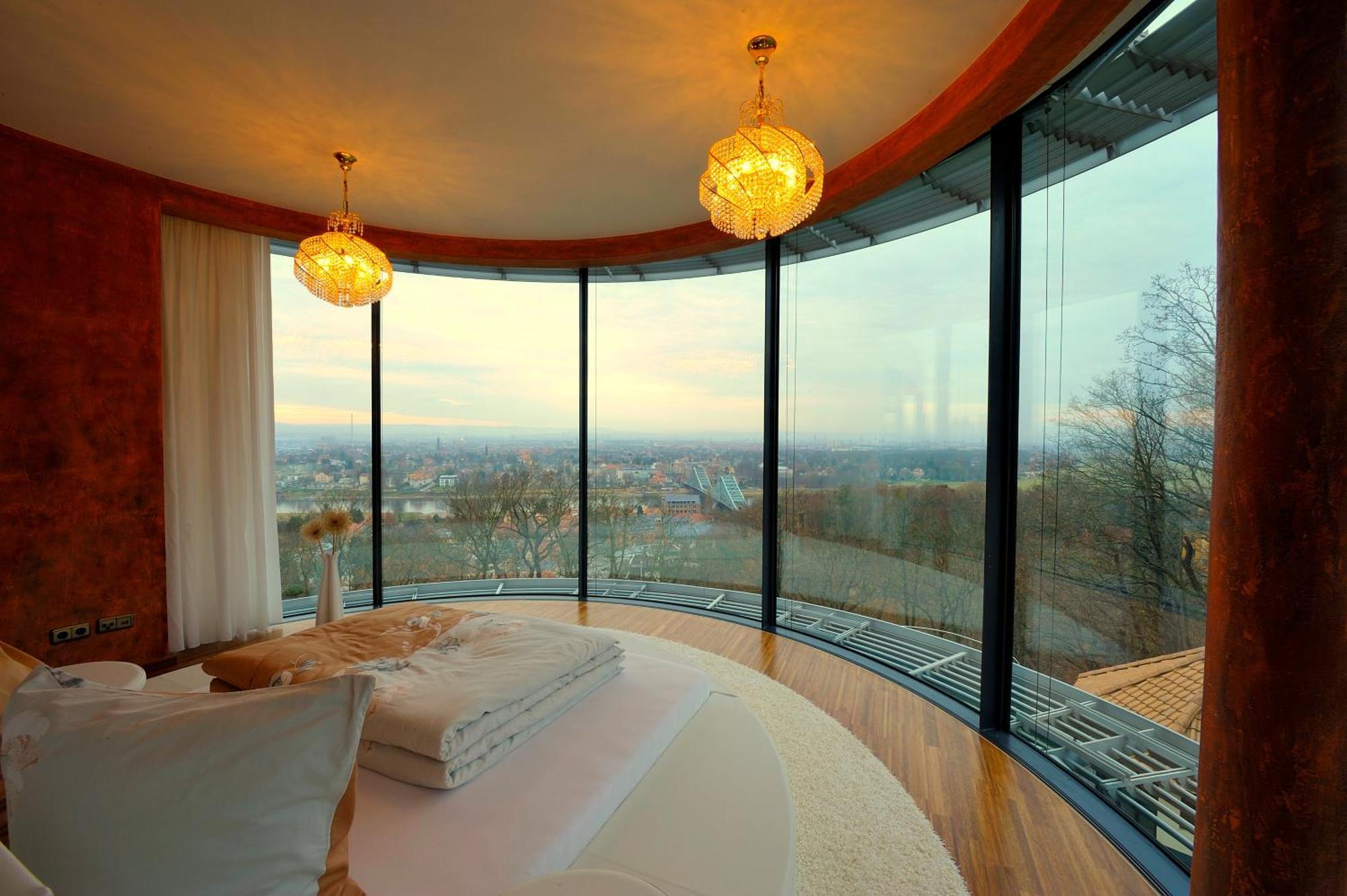 Villa Via Lapis - Panoramablick Ueber Dresden - Garten - Pool - Sauna - Luxus Δωμάτιο φωτογραφία