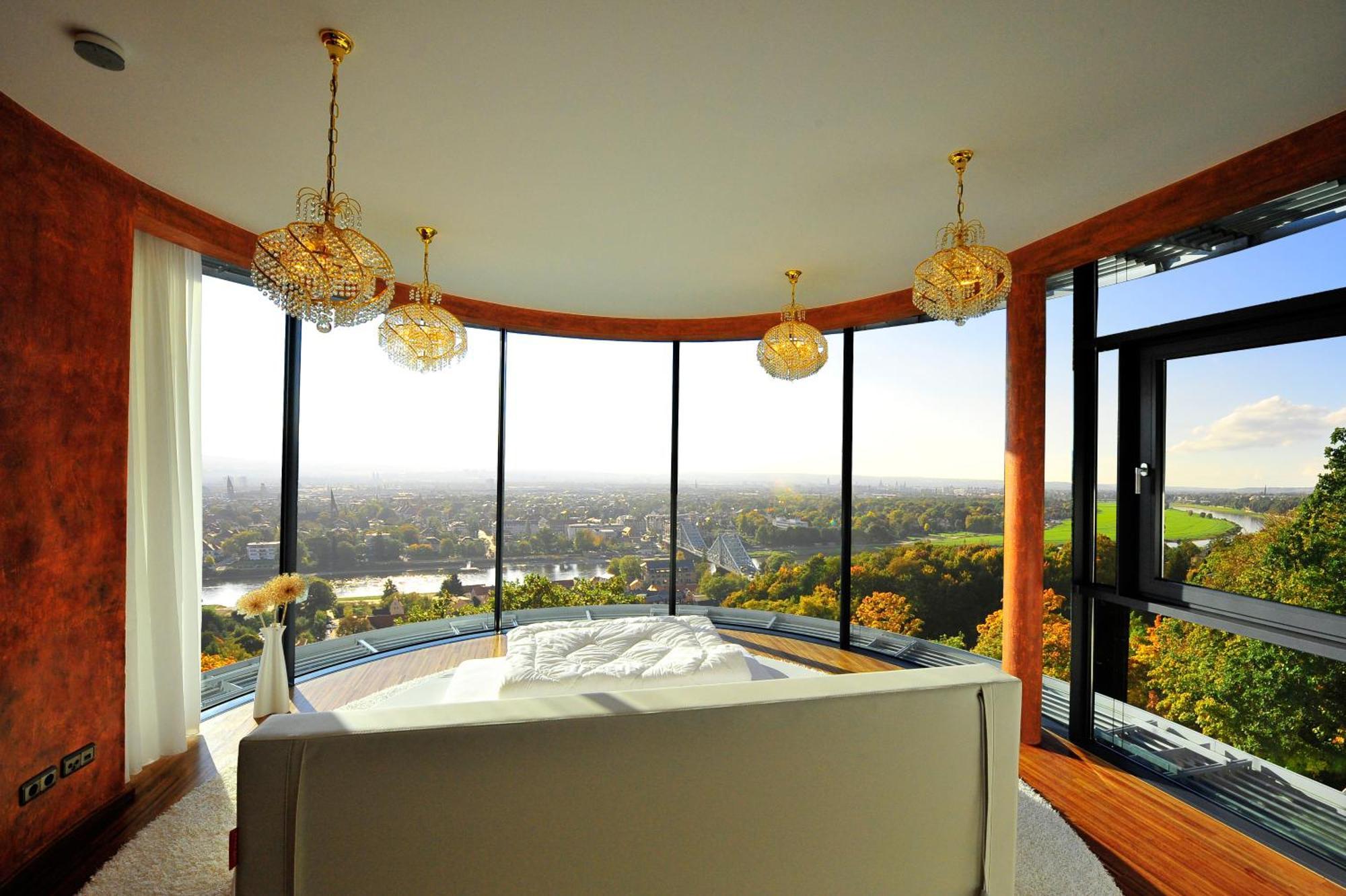 Villa Via Lapis - Panoramablick Ueber Dresden - Garten - Pool - Sauna - Luxus Δωμάτιο φωτογραφία