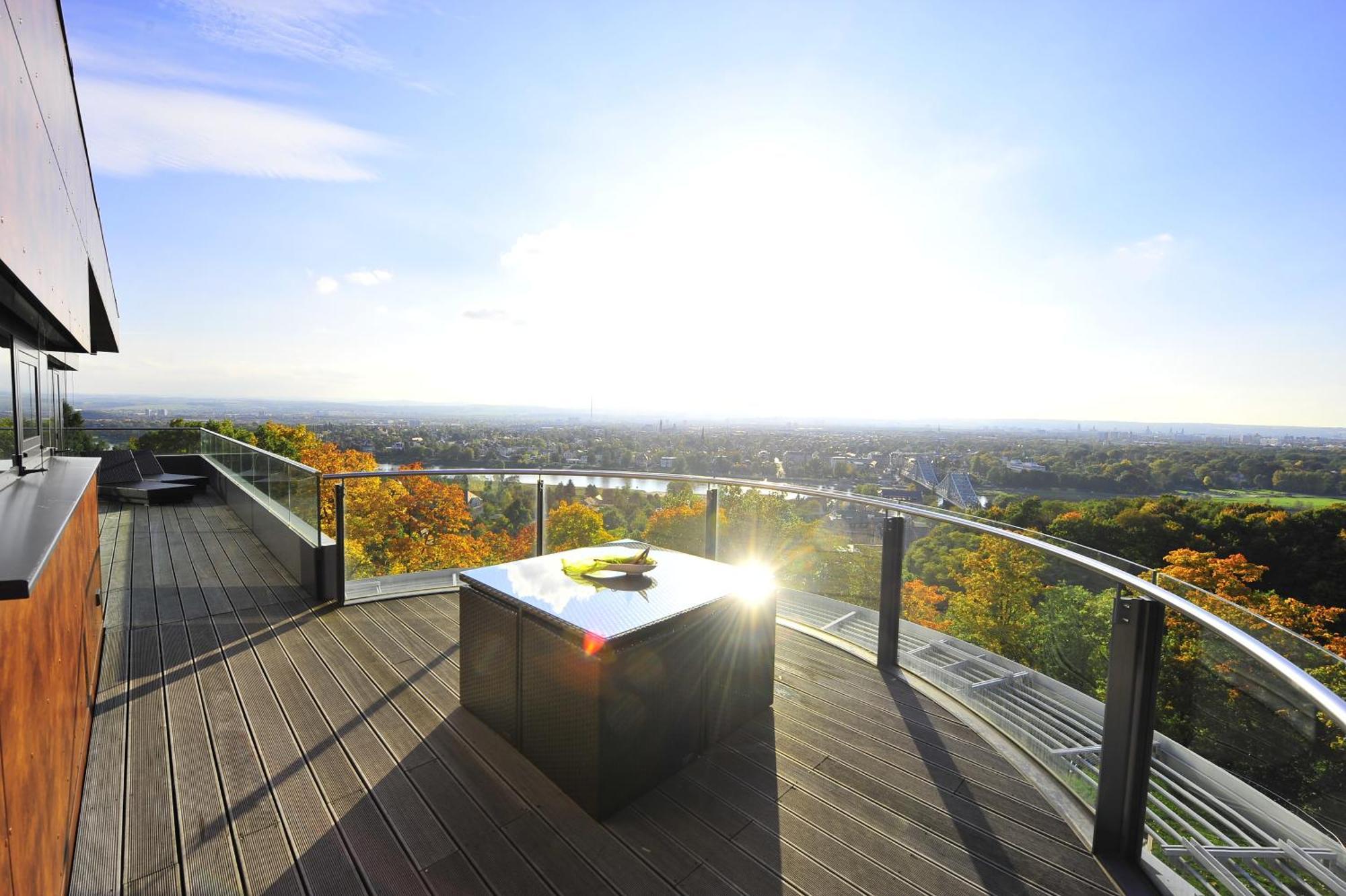 Villa Via Lapis - Panoramablick Ueber Dresden - Garten - Pool - Sauna - Luxus Δωμάτιο φωτογραφία